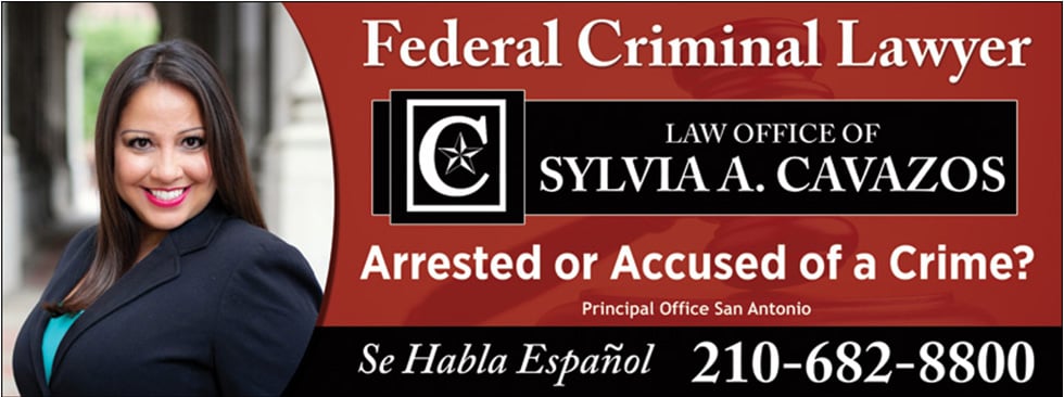 Federal Criminal Lawyer | Law Office of Sylvia A. Cavazos | Arrested or Accused Of A Crime? | Principal Office San Antonio | Se Habla Español | 210-682-8800